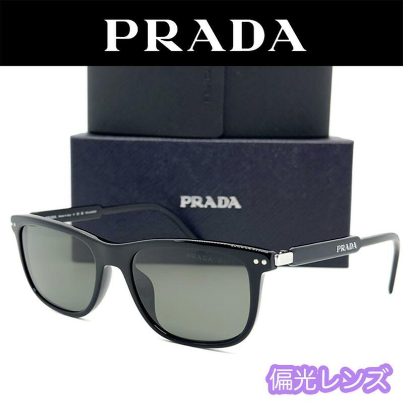 【新品/匿名配送】正規品 PRADA プラダ サングラス SPR18Y ブラック グレー 偏光レンズ メガネ 眼鏡 メンズ レディース イタリア製