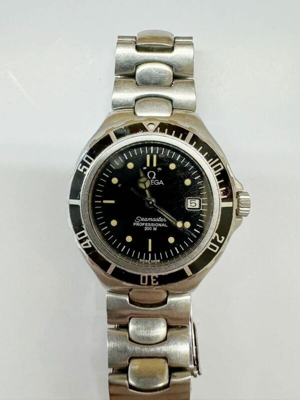 1 OMEGA Seamaster PROFESSIONAL 200M Cal.1441 稼働品 オメガ シーマスター プロフェッショナル クォーツ デイト メンズ 腕時計