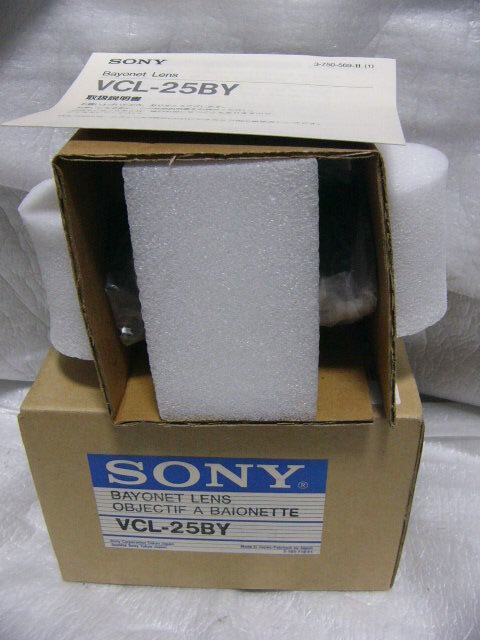 ★未使用 SONY VCL-25BY 25mmF1.4 業務用バヨネット レンズ (同 Canon JF25mm F1.4)