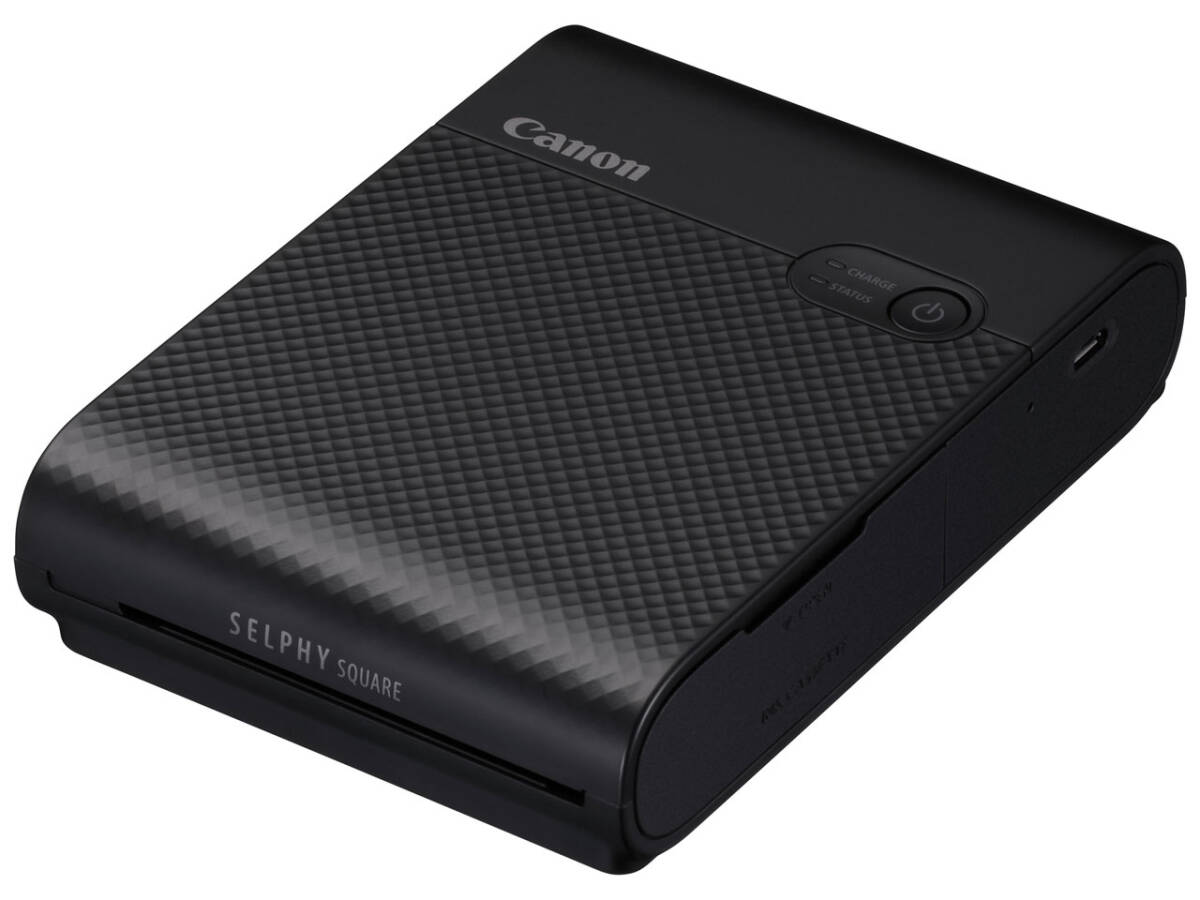 ◆新品 Canon キヤノン コンパクトフォトプリンター SELPHY SQUARE QX10(BK) [SELPHY(セルフィー)/スクエア/ブラック] 1点限り