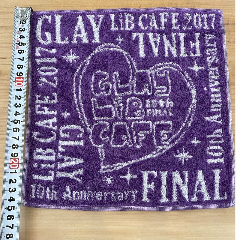 GLAY LiB CAFE2017　ハンカチタオル