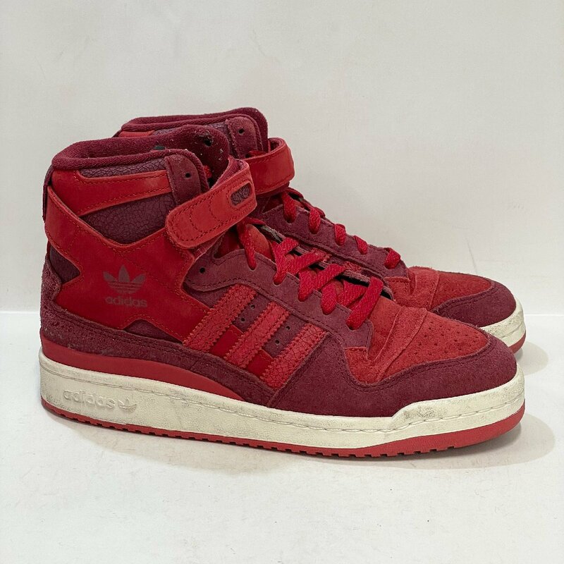 24.5cm adidas FORUM 84 HIGH GY8998 アディダス フォーラム 84 ハイ レッド レディース スニーカー JF 107743