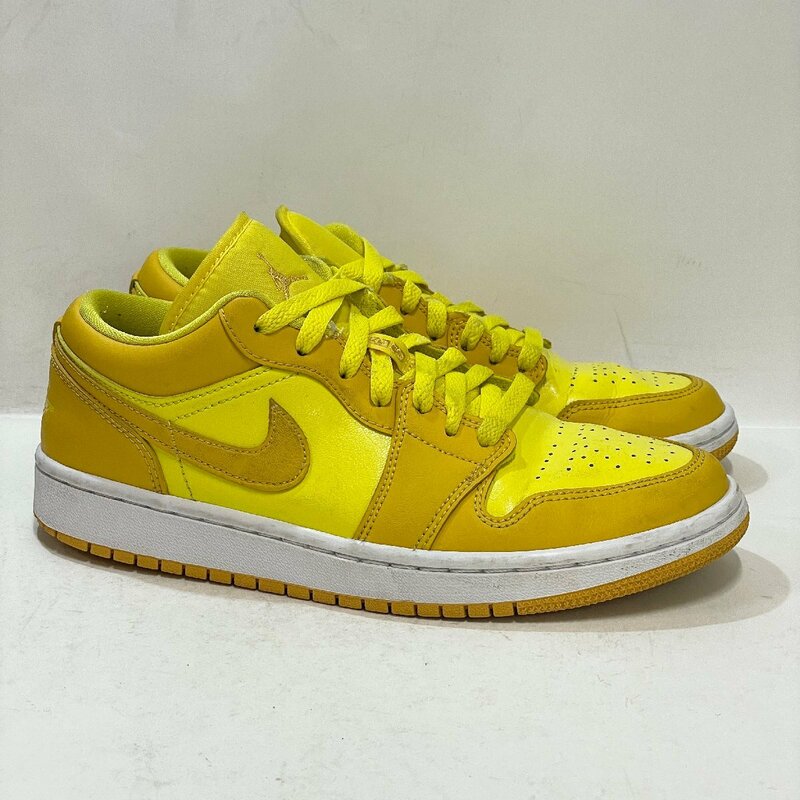 25cm WMNS AIR JORDAN 1 LOW DC0774-700 ウィメンズ エア ジョーダン 1 ロー イエロー レディース スニーカー JJ 107739