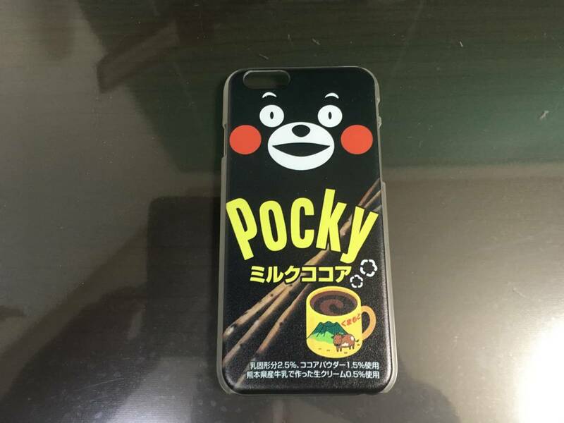 くまモン iphone6 6s ケース Kumamon ポッキー POCKY ミルク ココア 非売品 ノベルティ グリコ
