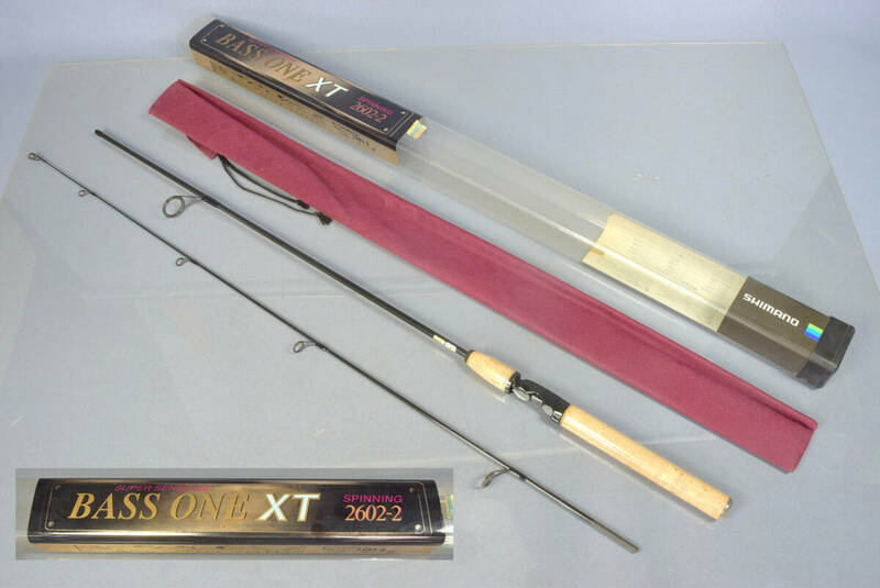 ◆中古釣具【BASS ONE XT】2602-2 SHIMANOカーボン釣竿 183cm,