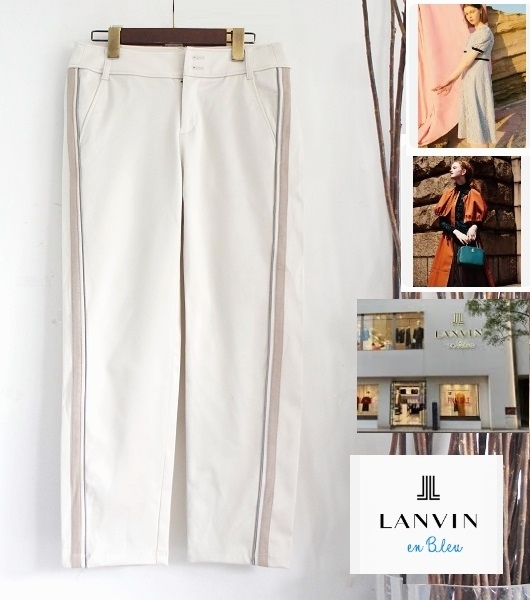 LANVIN en Bleu/ランバンオンブルー/サイドラインデザインサマーパンツ