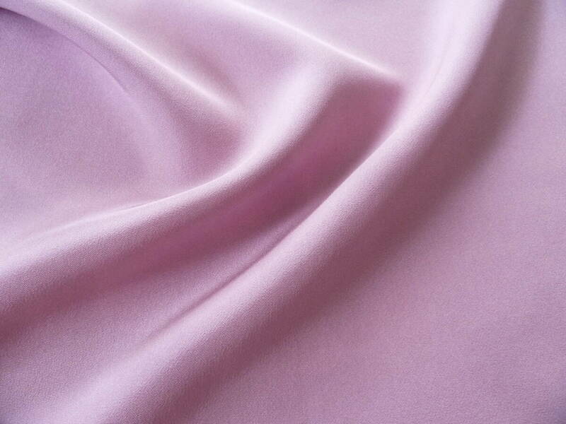 ■彩■古布着物はぎれ/ハギレ 36×65 2枚 正絹 錦紗 八掛 裾回し 暗いくすみ薄桃色　撫子色