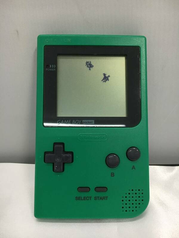 ジャンク品 Nintendo 任天堂 ゲームボーイポケット GAMEBOY Pocket MGB-001 緑