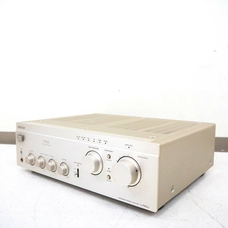 SONY ソニー INTEGRATED STEREO AMPLIFIER インテグレーテッドアンプ TA- FA3ES プリメインアンプ オーディオ 音響機器 K5540