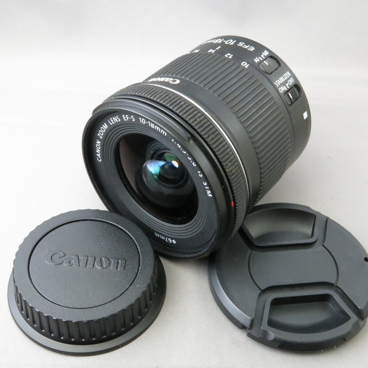 Canonキャノン　キヤノン　EF-S10-18mmF4.5-5.6IS STM　キヤノンＥＦマウントAPS-Cサイズセンサー用★NO.8386