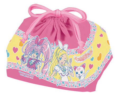 安っ！【 スイートプリキュア 弁当袋 】 新品 即決 日本製 ランチ巾着 弁当 入園 食事 プリキュア