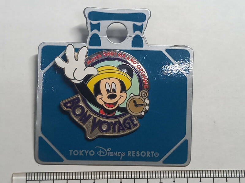 ● レア物　 Disney pin BON VOYAGE　2001.3　　グランドオープニング　ピン　