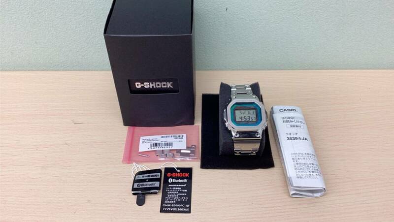 【＃9093】★CASIO G-SHOCK Bluetooth搭載 フルメタル 電波ソーラー GMW-B5000PC-1JF ★