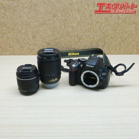 Nikon ニコン D5200 デジタル一眼レフカメラ レンズセット 訳アリ品 富岡店