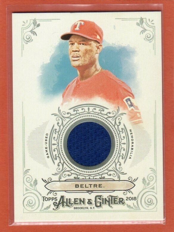 ★エイドリアン・ベルトレイ　カード　Vol.11　2018TOPPS ALLEN & GINTER FULL SIZE RELICS B #FSRB-AE　ジャージ　通算3166安打　本塁打王