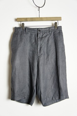 正規 URBAN RESEARCH アーバンリサーチ DURABLE LINEN リネン ショーツ ショート ハーフ パンツ DR35-14H510 灰 サイズM 本物 825N