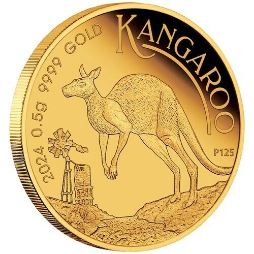 【ご紹介します】2024年オーストラリア カンガルー 2ドル純金貨0.5g 造幣局密封パック入 威厳ある新国王肖像 未流通貨 小さくても純金③