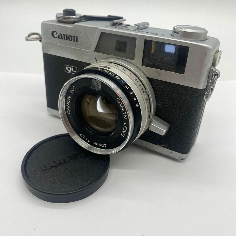 2405Y17 Canon キャノン QL17 フィルムカメラ レンズ 40mm 1:1.7 現状品