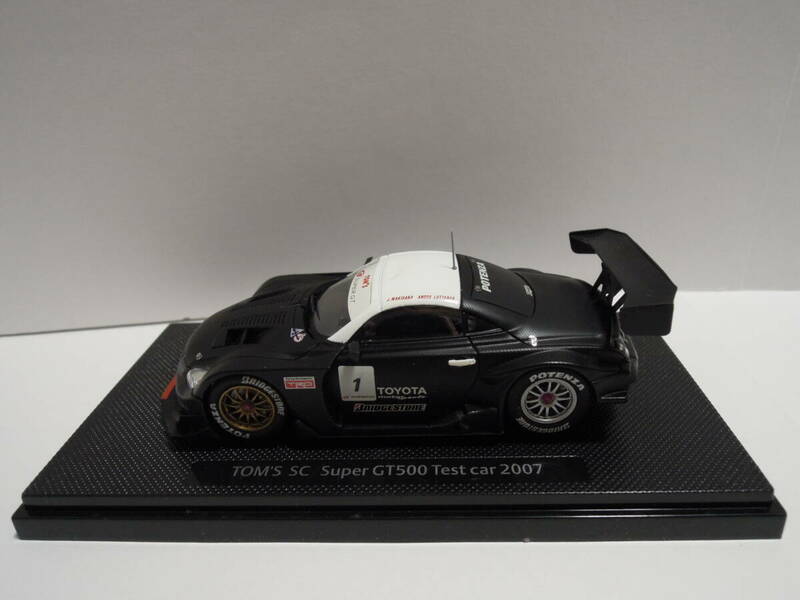 エブロ 1/43 LEXUS レクサス TOM'S SC Super GT500 Testcar 2007 