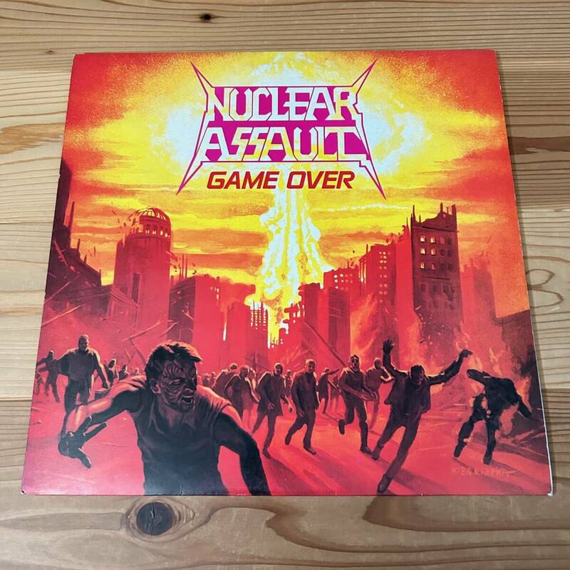[レア盤] NUCLEAR ASSAULT/GAME OVER/1986年/FLAG 5/イギリス(UK)盤/1st Album/ニュークリア・アサルト/12インチ/アルバム/レコード