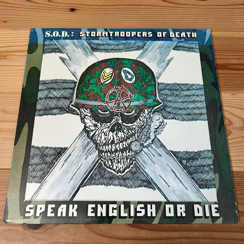 [レア盤] S.O.D./STORMTROOPERS OF DEATH/1985年/MRI 1269/US盤/1st Album/SPEAK ENGLISH OR DIE/12インチ/レコード