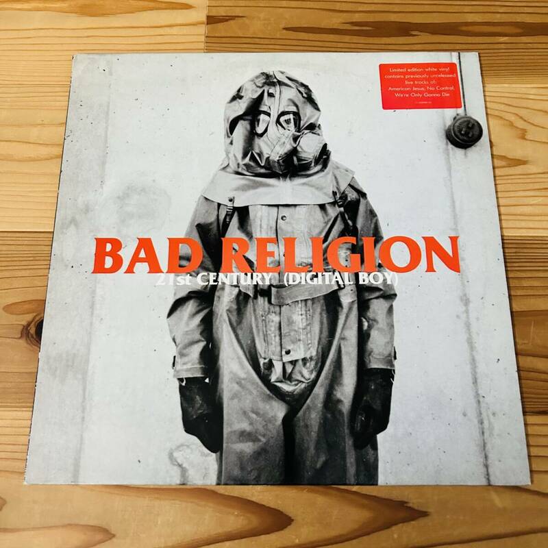 [レア盤] BAD RELIGION/21st CENTURY(DIGITAL BOY)/1994年/DRA 660980 6/ドイツ盤/バッドレリジョン/カラー盤/12インチシングル/レコード