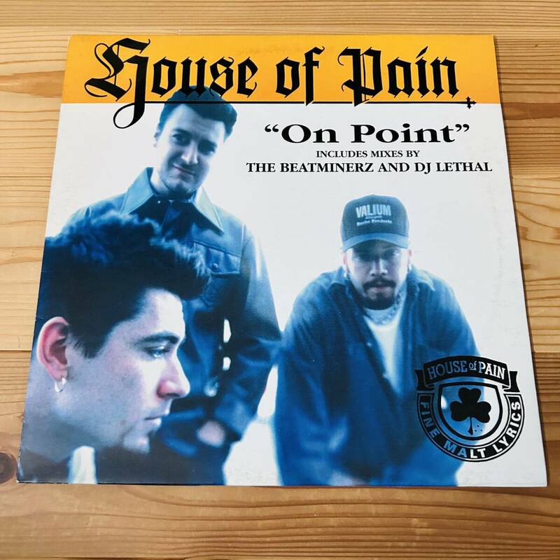 [中古盤] HOUSE OF PAIN/ON POINT/1994年/XLT 52T/UK盤/イギリス盤/ハウス・オブ・ペイン/12インチシングル/レコード