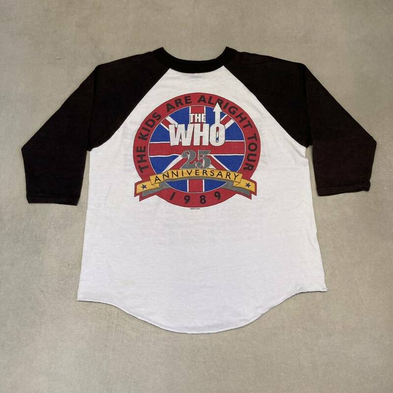 89's The WHO ラグランT Tシャツ XL 中古 vintage ヴィンテージ ビンテージ ロック