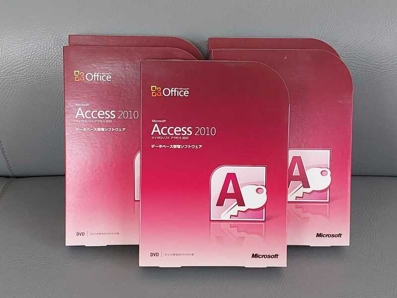 ～～5個セット～～　Microsoft Office Access 2010 製品版　正規品　２ライセンス　★認証保障★複数在庫有★