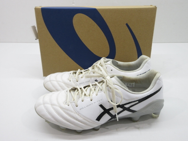 n77559-ty 中古品★サイズ27.0㎝ サッカースパイク asics DS LIGHT X-FLY 5 品番：1101A047.100 [115-240610]