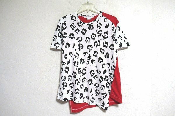 N7139:COMME des GARCONS COMME des GARCONS(コムデギャルソンコムデギャルソン)Rosie McGuinness 切替Tシャツ(RK-T010）S :35