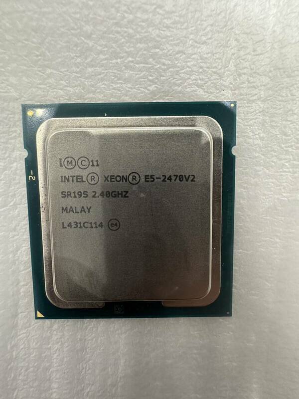Intel Xeon E5-2470 v2 SR19S 10C 2.4GHz 25MB 95W LGA 1356 同ロッドあり　在庫4