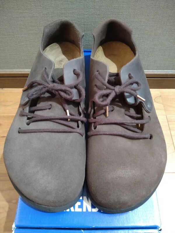 ビルケンシュトック BIRKENSTOCK モンタナ 44 28.5 ブラウン スウェード×レザー レギュラー幅