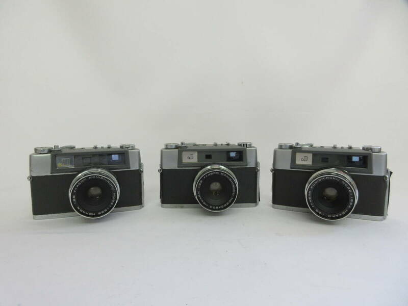 (3-30)KONICA/コニカ J フィルムカメラ 3個まとめて ジャンク