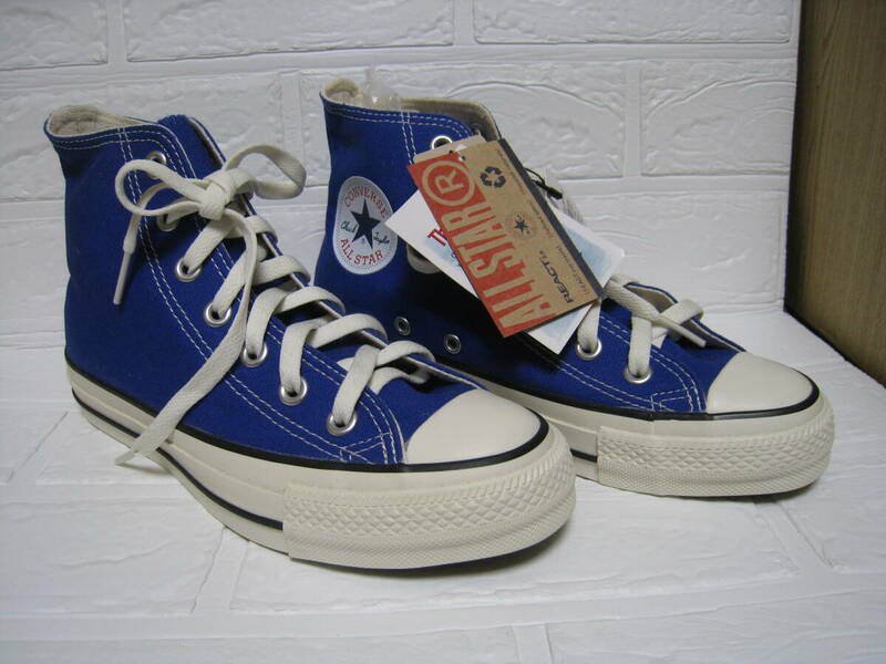 未使用 コンバース オールスター R ハイカット 23.5cm コバルトブルー 青 REACT　CONVERSE ALL STAR (R) HI COBALT BLUE 箱 タグ付