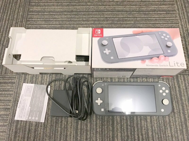 【動作未確認】Nintendo Switch Lite HDH-001 ニンテンドースイッチライト 本体 グレー 任天堂 1円~　S3509