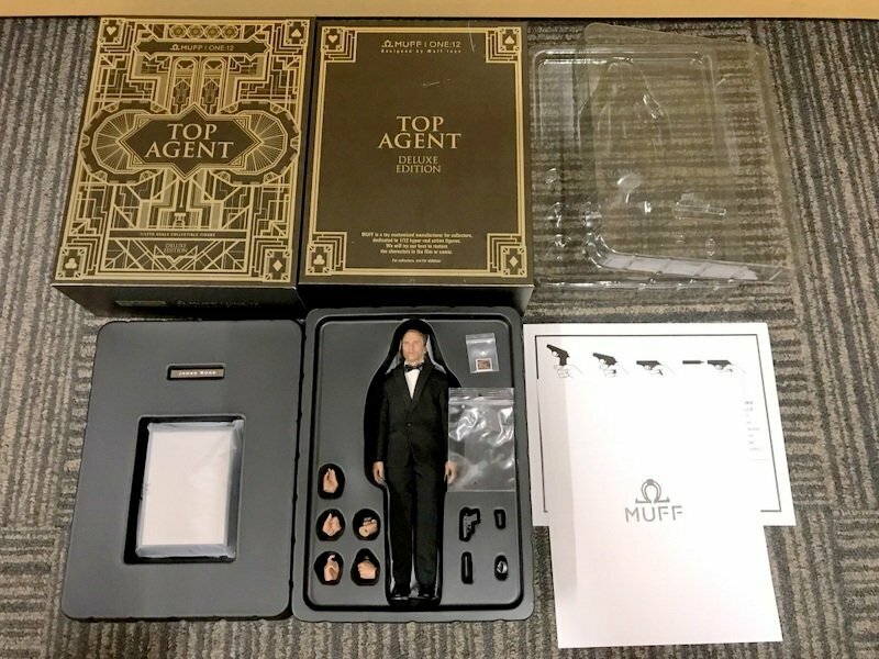 MUFF TOYS MF06 1/12 Top Agent DELUXE EDITION 007 James Bond アクションフィギュア ジェームズボンド 1円~　S3516