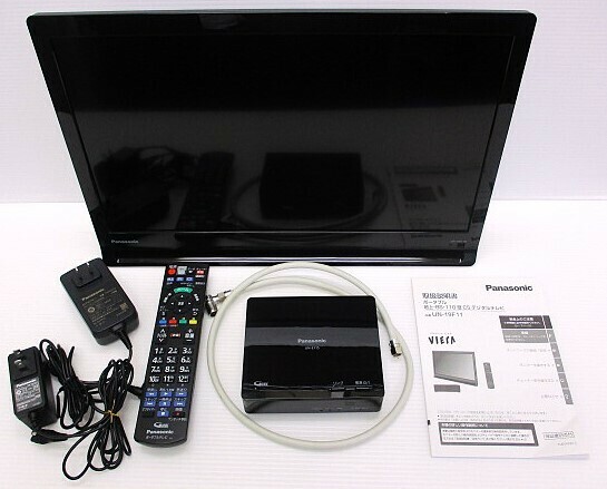 【6-104】 パナソニック プライベート ビエラ UN-19F11D 2023年製 19型 ポータブル テレビ Panasonic VIERA B-CAS/リモコン/チューナー付