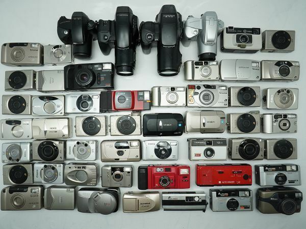 ★フイルムカメラなど★OLYMPUS/FUJIFILM/Canon/Nikon/MINOLTA/FUJICA/Kodak/ 等 計:52点まとめ【ジャンク品】30059