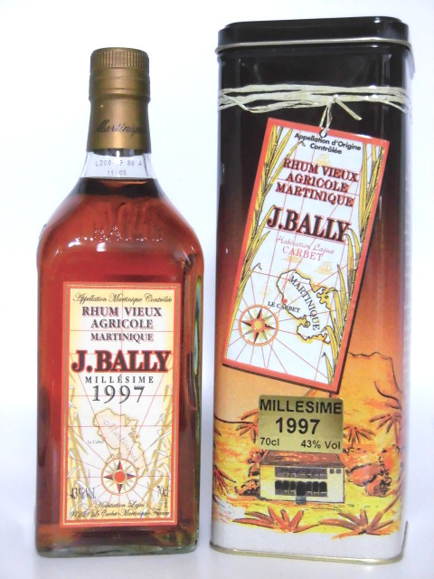 【L2】 J.BALLY 1997 箱付【J.BALLY MILLESIME 1997】