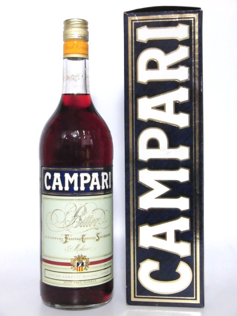 【L2】 旧ボトル カンパリ 28.5% 1000ml 箱付【CAMPARI】