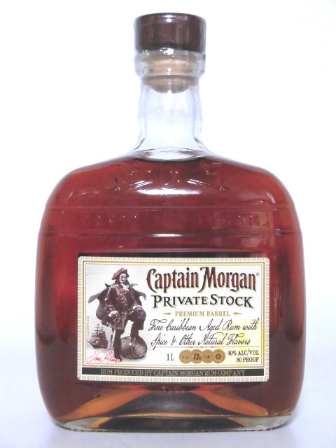 【L2】 キャプテンモルガン プライベートストック 1000ml【CAPTAIN MORGAN PRIVATE STOCK】