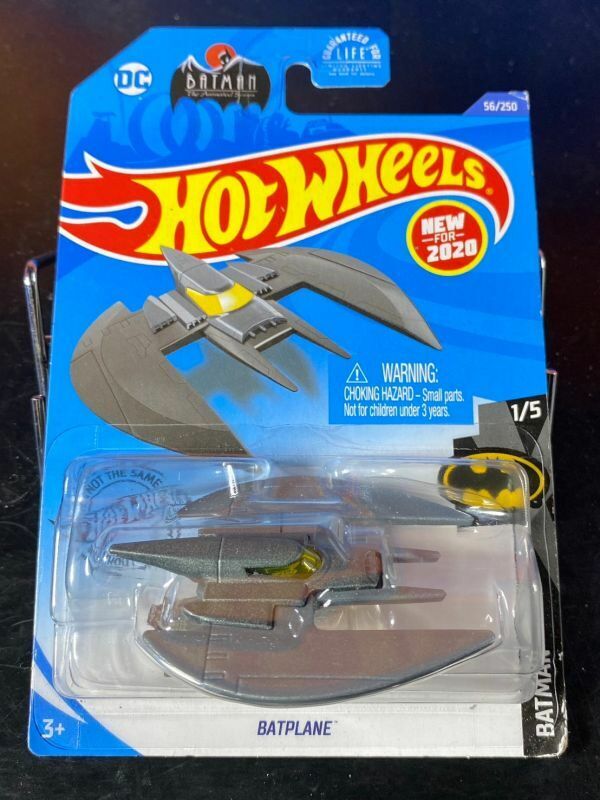 ホットウィール HOTWHEELS BATPLANE バットプレーン グレー USカード 2020