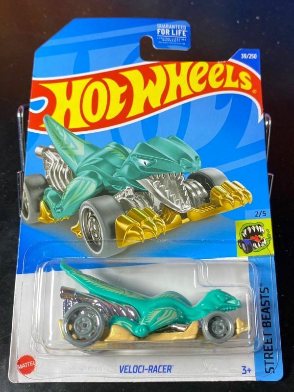 ホットウィール HOTWHEELS VELOCI RACER DINO RIDERS 緑