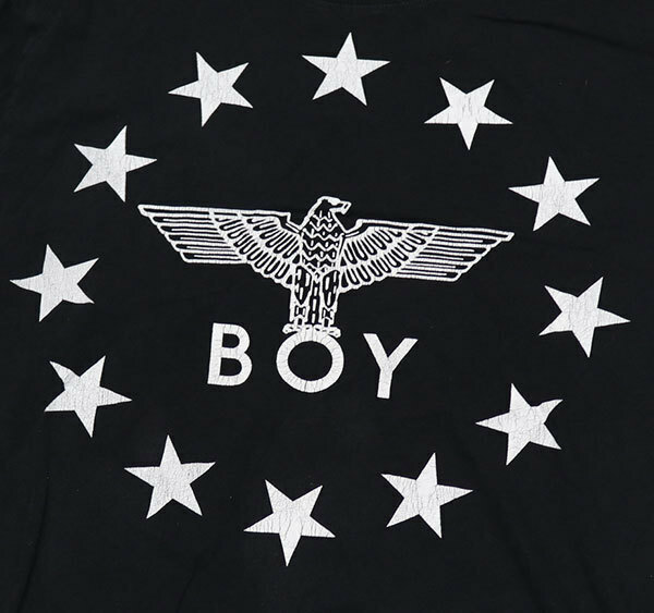 ST31ボーイロンドンBOY LONDONアメリカ古着アメリカ製Tシャツ黒TシャツMパンクPUNKオールド＆レトロ