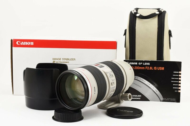美品 箱付き Canon EF 70-200mm F2.8 L IS USM キャノン