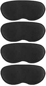 [AOUOA] パカパカ防止 靴ずれ防止 かかとパッド 靴かかと保護パッド かかと半コードパッド (黒色) (2足4枚入り