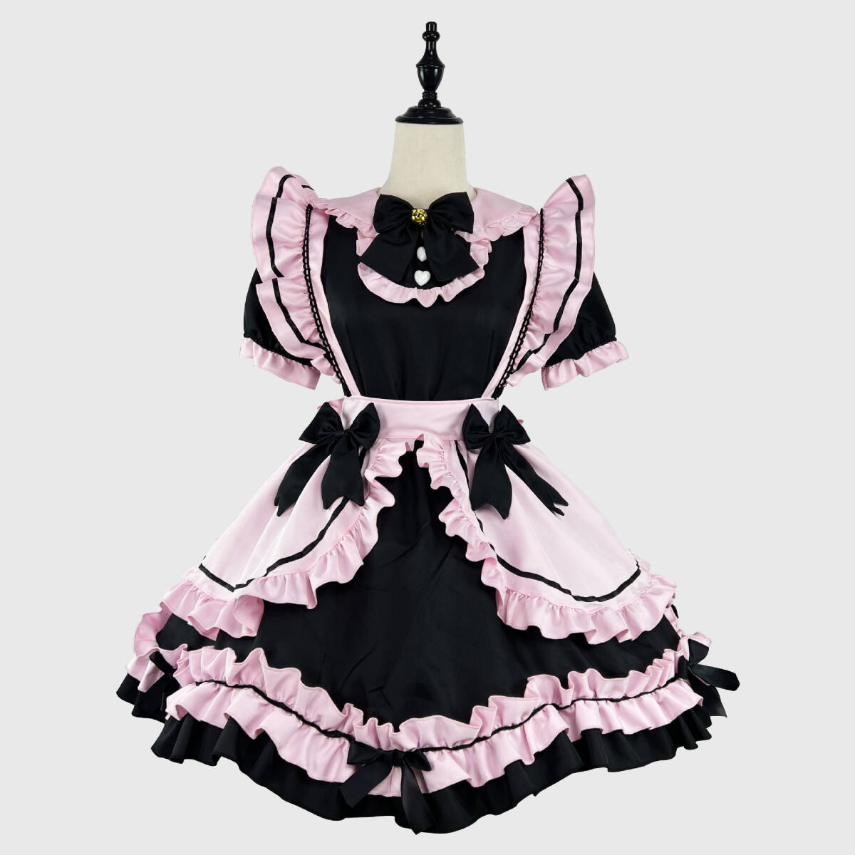 【L-3】ワンピース メイド 服 ロリータ 学園祭 ハロウィン お祭り イベント コスプレ衣装