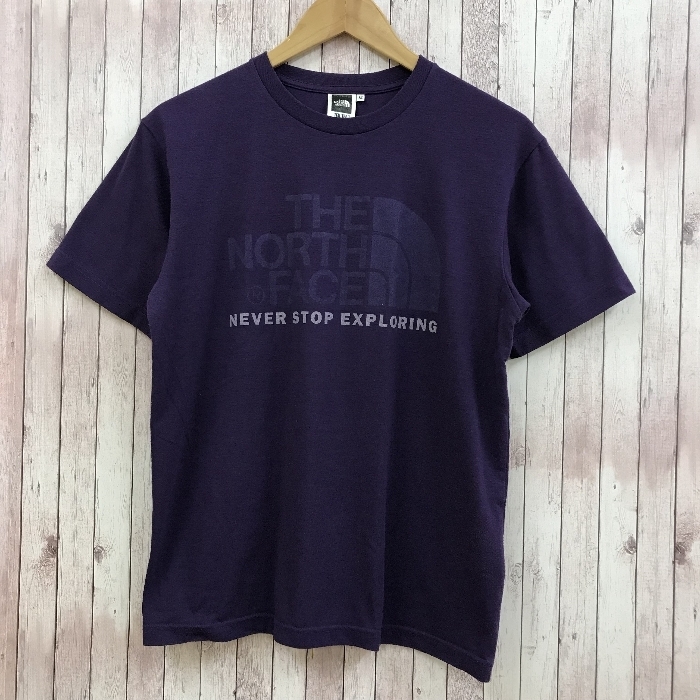 ザノースフェイス THE NORTH FACE 半袖Tシャツ ロゴTシャツ TEK TEE パープル系 サイズM　 メンズ