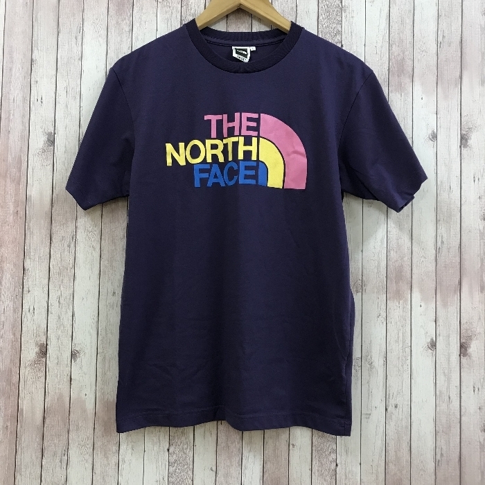 ザノースフェイス THE NORTH FACE 半袖Tシャツ ロゴ入りTシャツ パープル系　Lサイズ　 メンズ